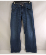 Lee Dungarees Distressed Whiskered Bootcut Jeans Boys Size 16 - $16.48