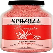Spazazz SPZ-261 Escape Aromatherapy Crystals Container, 22-Ounce, Pomegr... - £27.96 GBP
