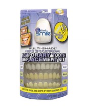 Multi Shade Tooth Replacement Kit W 4 Pkgs Ex Beads Easy Replace Missing Tooth - £18.63 GBP