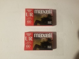 2 - Maxell UR 60 - Cassette Tapes (New) - £8.75 GBP