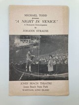 1929 Jones Beach Theatre Michael Todd A Night in Venice A Romantic Extra... - £7.42 GBP