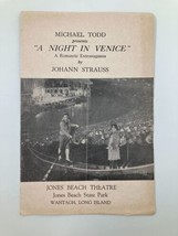 1929 Jones Beach Theatre Michael Todd A Night in Venice A Romantic Extra... - $9.45