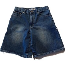 30 Below Vintage Shorts Bermuda Men&#39;s Size 29 Baggy Blue Denim Casual Ou... - $24.75