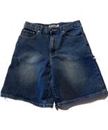 30 Below Vintage Shorts Bermuda Men&#39;s Size 29 Baggy Blue Denim Casual Ou... - $33.85 CAD