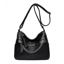 High Quality Pu Leather Shoulder Messenger Bags for Women 2023 Simple Ladies Lar - £45.78 GBP