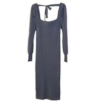 House of Harlow 1960 Dune Blue Rib Knit Sweater Dress Womens Size Medium... - $49.00