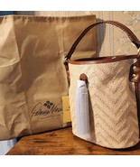 Patricia Nash Convertiable Zig Zag  Bucket Crossbody Bag - $246.51