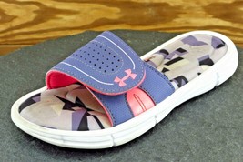 Under Armour Youth Girls Shoes Size 3 M Purple Slides Synthetic 4201465076 - £16.95 GBP