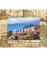 Hollywood California Laser Engraved Wood Picture Frame Landscape (5 x 7) - £24.71 GBP