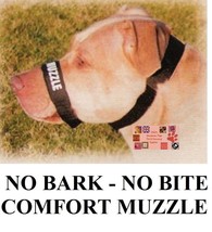 DOG Grooming Training No Bark/No Bite Comfort Quick Fit Adjustable MUZZL... - £10.20 GBP