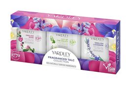 Yardley Fragranced Talc Collection English Lavender, Rose, Lily of the V... - $19.95