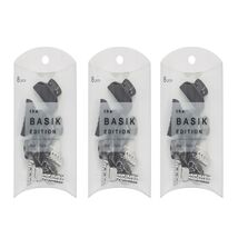 Lot of 3 The Basik Edition By Scünci Assorted Color Mini Jaw Clips 8pk, ... - $12.73
