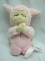 Ganz Soft Pink Li&#39;l Praying Lamb 4&quot; Plush Stuffed Animal Toy - £11.87 GBP