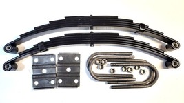 Trailer 5 leaf spring kit 6000 axle with 3&quot; u-bolts  3&quot; axle  25 1/4&quot; ey... - $109.95