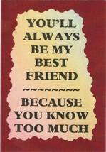 Love Note Any Occasion Greeting Cards 2077C You'll Always Be My Best Friend - $1.99