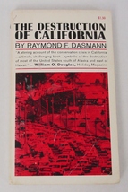 1966 Destruction of California-Conservation Crisis Collier Vintage Paperback - £5.59 GBP