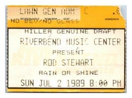 Rod Stewart Concert Ticket Stub July 2 1989 Cincinnati Ohio - £32.64 GBP