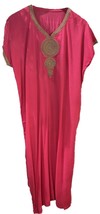 House kaftan, Pink women&#39;s kaftan, Long Kaftan dress in pink, Pink kaftan - $45.41