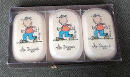 3 Decorated Bars of Soap William Eagan Jogger 1975 Original Box  - £15.53 GBP