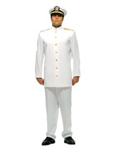 Tabi&#39;s Characters Men&#39;s Deluxe US Navy Officer Uniform Costume, Large - £135.41 GBP+