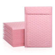 50/100pcs Pink Bubble Mailer Bag Poly Self Seal Bubble Envelope Bag Adhesive Bou - £122.70 GBP