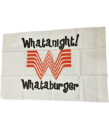Whataburger Whatanight Pillowcase - White - 29.5 x 19.5 inches - $272.69 MXN