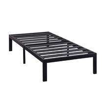 Twin XL Metal Platform Bed Frame with Heavy Duty Steel Slats - £164.17 GBP
