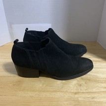 Isola Women&#39;s Devén Cognac Black Suede  Bootie Shoes Heels Size 10M - $31.62