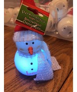 Personalized Light Up Christmas Snowmen Very cute Ornament “Hunter”Ships... - €28,80 EUR