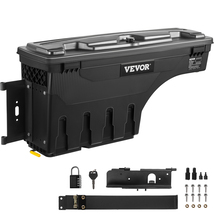 VEVOR Truck Bed Storage Lockable Box, Compatible with Tundra 2007-2021, ... - $129.99