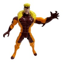 X Men 1993 Sabretooth Action Figure Marvel Toy Biz 5.5&quot; Vintage EUC - £6.40 GBP