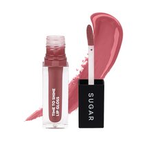 SUGAR Cosmetics Time To Shine Lip Gloss - 02 Velma Pinkley (Pink Nude) Non-Stick - £14.62 GBP+