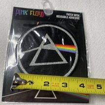 Pink Floyd embroidered adhesive patch reusable circle 3.25” Rock n Roll ... - £6.14 GBP