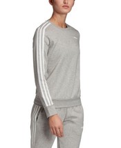 adidas Womens Essentials 3-Stripe Fleece Sweatshirt,X-Small - £35.52 GBP