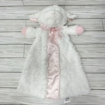 Baby Gund LAMB Winky Huggybuddy Security Blanket Lovey White Pink 4034130 - £14.77 GBP