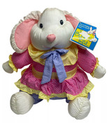 VINTAGE Dan Dee Bunny RABBIT Plush Stuffed Animal Trail Easter Dress Par... - £32.54 GBP