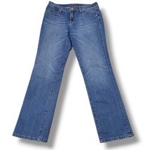 Jag Jeans Size 14 W34&quot; x L32.5&quot; Jag Straight Leg Jeans Stretch Blue Deni... - £26.80 GBP