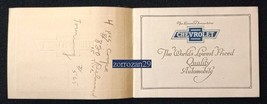 1924 CHEVROLET SUPERIOR VINTAGE PRESTIGE PART-COLOR SALES BROCHURE -USA-... - $66.60