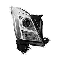 Headlight For 2013-15 Cadillac XTS Passenger Side Chrome Housing Clear Lens HID - $674.93