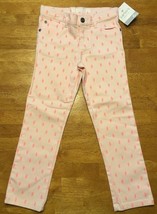 NWT Carter&#39;s Girl&#39;s Pink Seahorse Skinny Fit Jeans Size 6 - £14.70 GBP