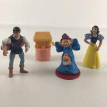Disney Snow White Seven Dwarfs McDonald&#39;s Figures Princess Dopey Vintage... - $19.75