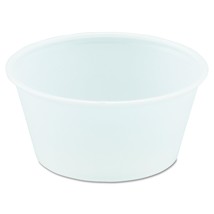 Dart P325N 3.25 oz Translucent PS Portion Container (Case of 2500) - £71.76 GBP