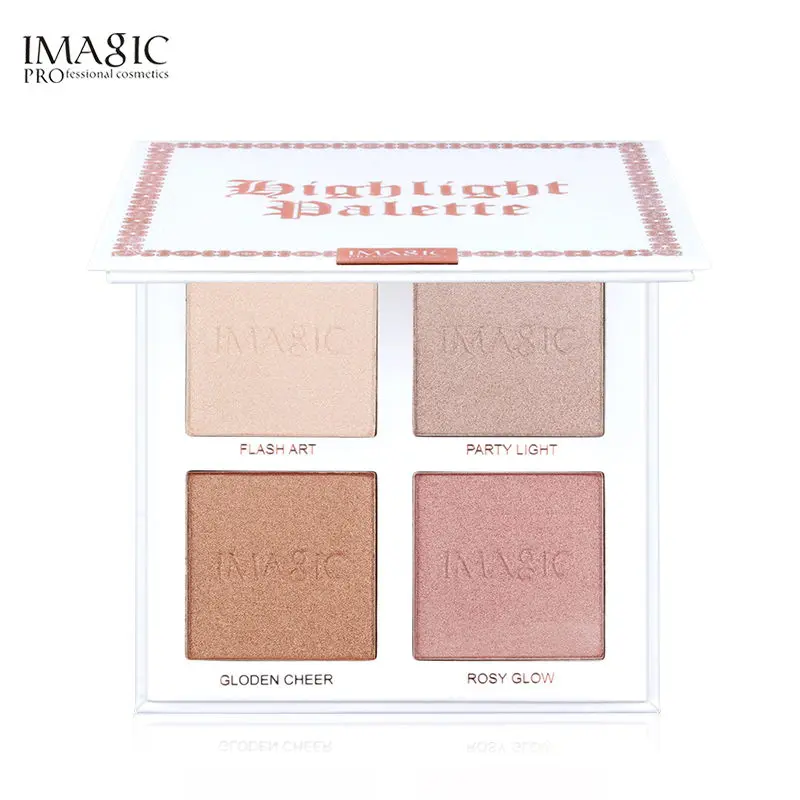 IMAGIC Highlighter Powder Palette Shimmer Face Contouring Highlight Face... - $32.79