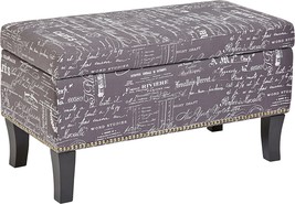 Endora, A Rectangular Fabric Storage Ottoman From First Hill Fhw, Style Pattern. - £80.71 GBP