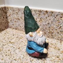 Garden Gnomes, Painted Cement 4" tall, 3 for $18 / $8 each, Fairy Garden Statues image 9