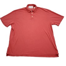 Orvis Shirt Mens XL Red Chest Button Short Sleeve Pullover Collared Top - $25.72