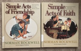 2 Norman Rockwell books: Simple Acts of Faith &amp; Simple Acts of Friendship - £4.78 GBP