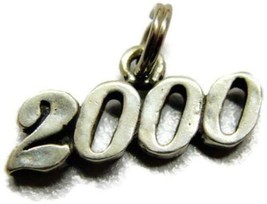 2000 Sterling Silver 925 Charm Pendant Patina Vintage School Y2K - £15.58 GBP