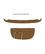 Sea Ray 230 BR Swim Platform Pad Boat EVA Foam Faux Teak Deck Floor Mat ... - $320.00