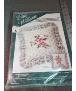 Elsa Williams &quot;Roses and Lace Flowers Crewel Pillow Kit - Unopened NIP - £11.44 GBP